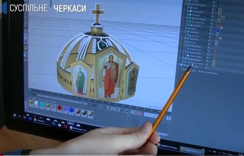 Школяр із Черкащини створив 3Д-модель корони руського князя (відео)